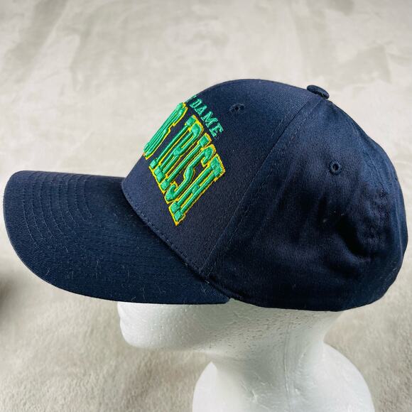 Notre Dame Fighting Irish Hat Cap Men's OSFM Blue Zephyr Snapback Football NCAA - Picture 2 of 7